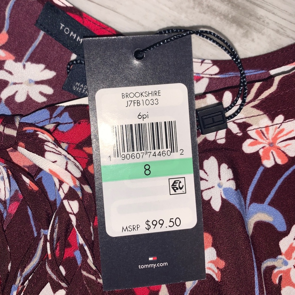 Tommy Hilfiger Floral Print Dress NWT - Picture 3 of 6